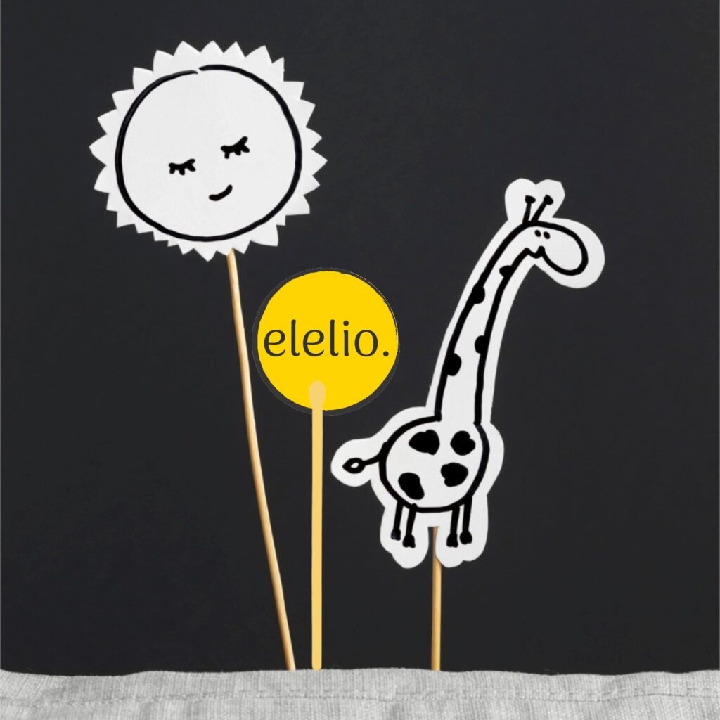 kontrastowe kolory dla niemowląt - elelio.com